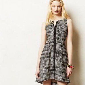 Leifsdottir Tonnelle Geometric Print A-line Dress - 6